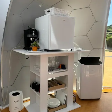 Luxusní stan Palmaria Sky Bubbles Ponza